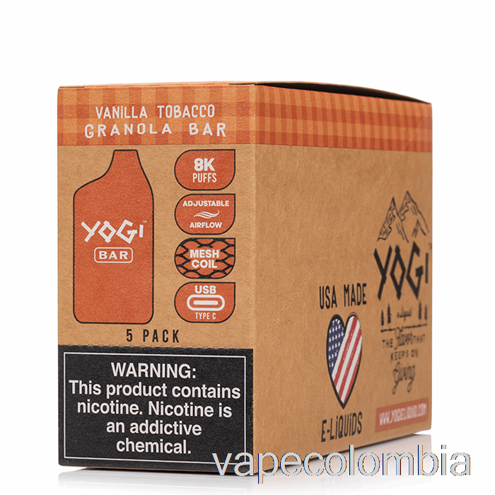 Kit Vape Completo [paquete De 5] Yogi Bar 8000 Desechable